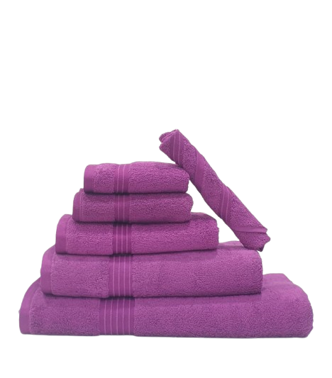 Dark Pink Aida Towels