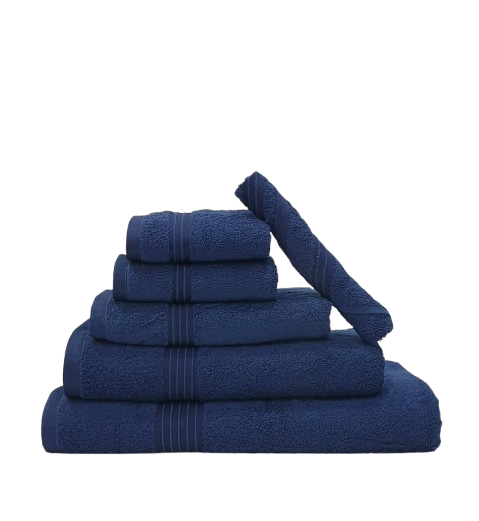 Dark Blue Aida Towels