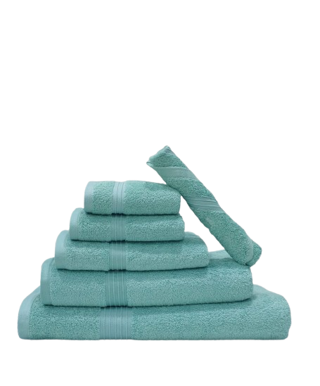 Mint Blue Aida Towels